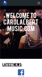 Mobile Screenshot of carolalbertmusic.com